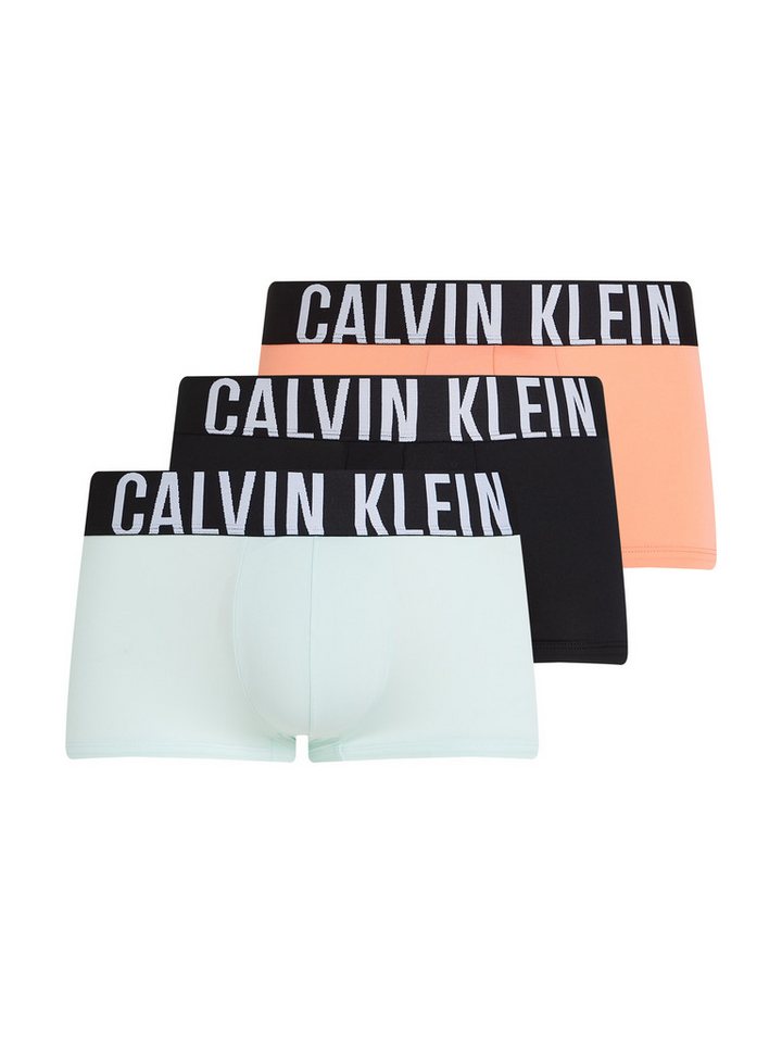 Calvin Klein Underwear Trunk LOW RISE TRUNK 3PK (Packung, 3-St., 3er-Pack) mit Logobund von Calvin Klein Underwear