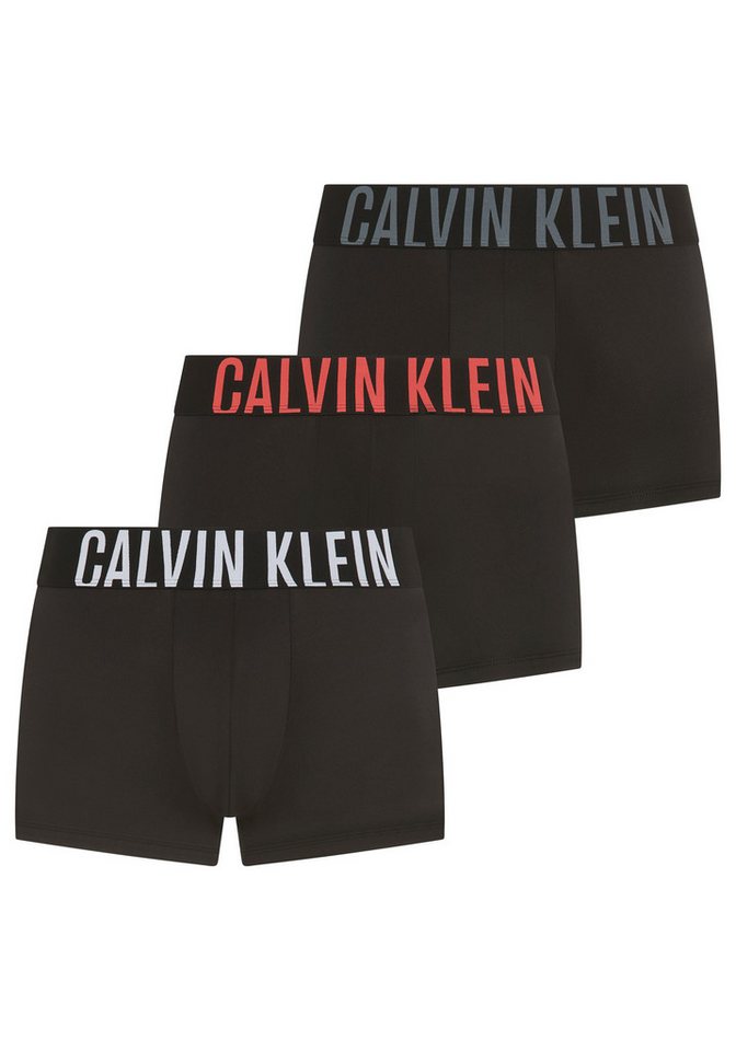 Calvin Klein Underwear Trunk LOW RISE TRUNK 3PK (Packung, 3-St., 3er-Pack) mit Logobund von Calvin Klein Underwear