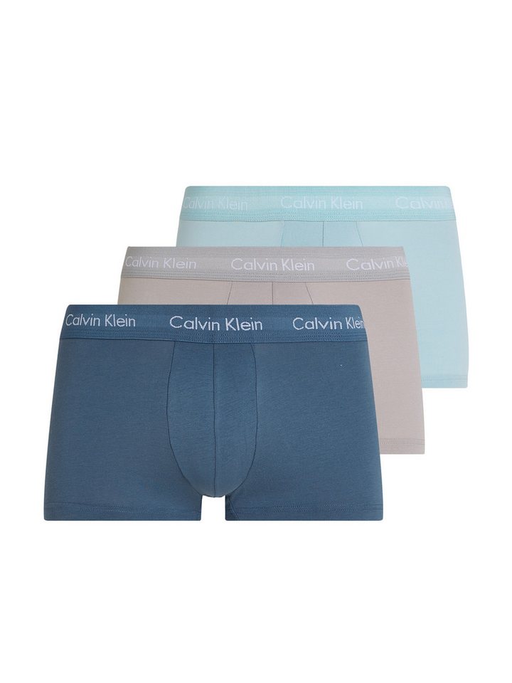 Calvin Klein Underwear Trunk LOW RISE TRUNK 3PK (Packung, 3-St., 3er-Pack) mit Logoschriftzügen von Calvin Klein Underwear