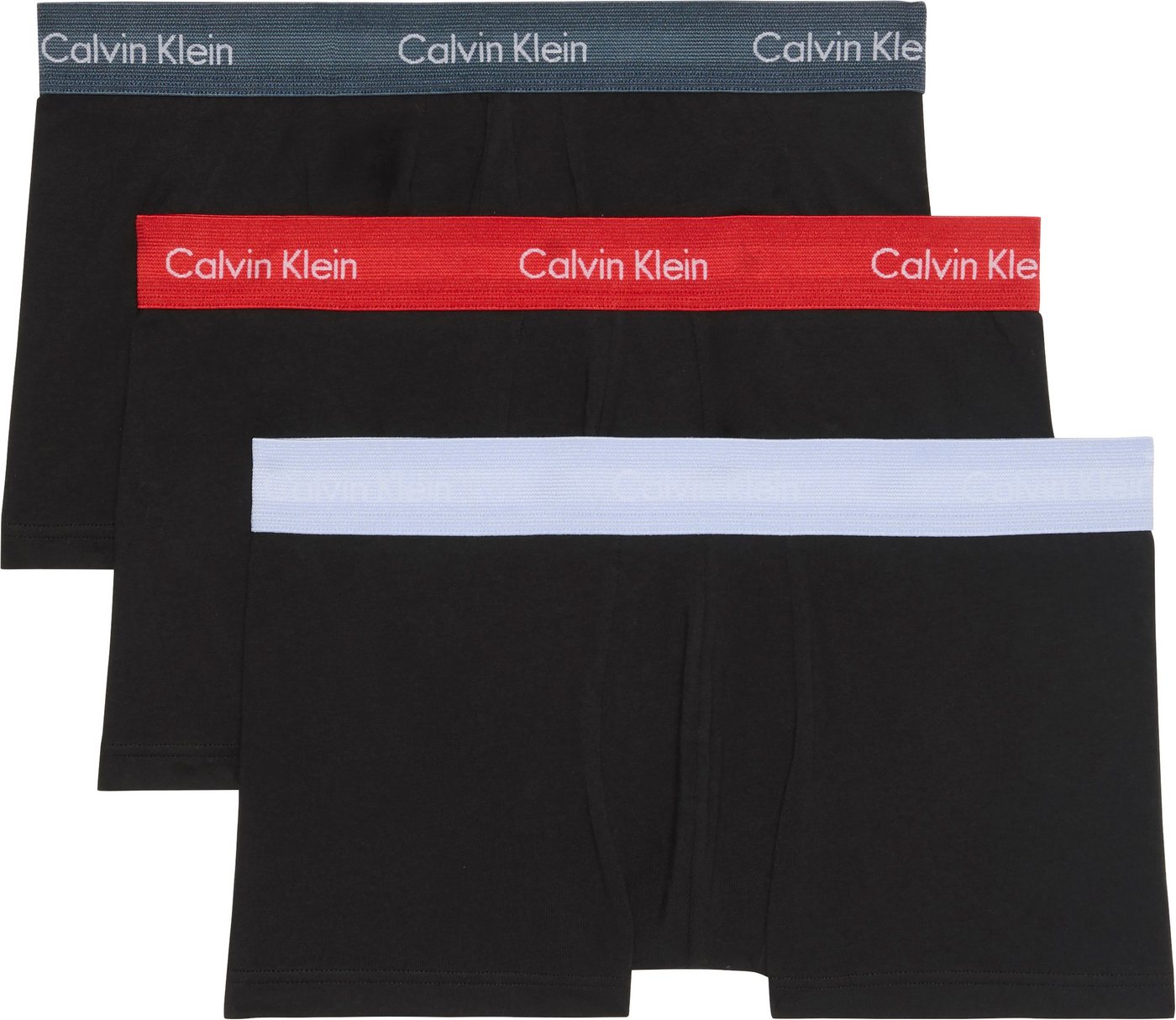 Calvin Klein Underwear Trunk LOW RISE TRUNK 3PK (Packung, 3-St., 3er-Pack) mit Logoschriftzügen von Calvin Klein Underwear