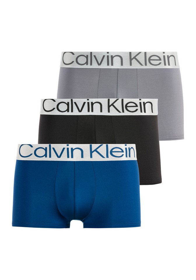 Calvin Klein Underwear Trunk LOW RISE TRUNK 3PK (Packung, 3er-Pack) mit Calvin Klein Logo-Elastikbund von Calvin Klein Underwear