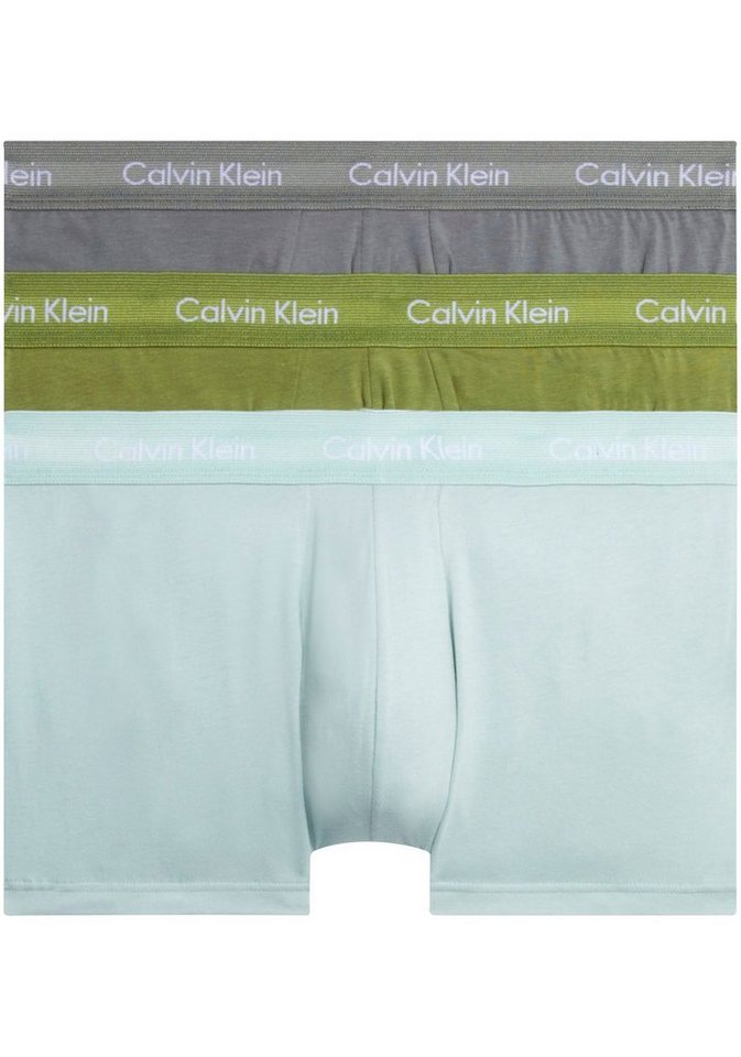 Calvin Klein Underwear Trunk LOW RISE TRUNK 3PK (Packung, 3er-Pack) mit Logo-Elastikbund von Calvin Klein Underwear