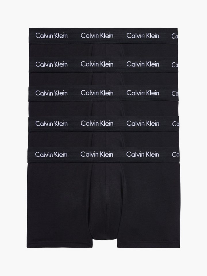 Calvin Klein Underwear Trunk LOW RISE TRUNK 5PK (Packung, 5er-Pack) mit Logo-Elastikbund (5 Stück) von Calvin Klein Underwear