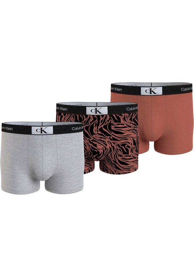 Calvin Klein Underwear Trunk TRUNK 3PK (Packung, 3-St., 3er-Pack) mit Logo-Elastikbund von Calvin Klein Underwear