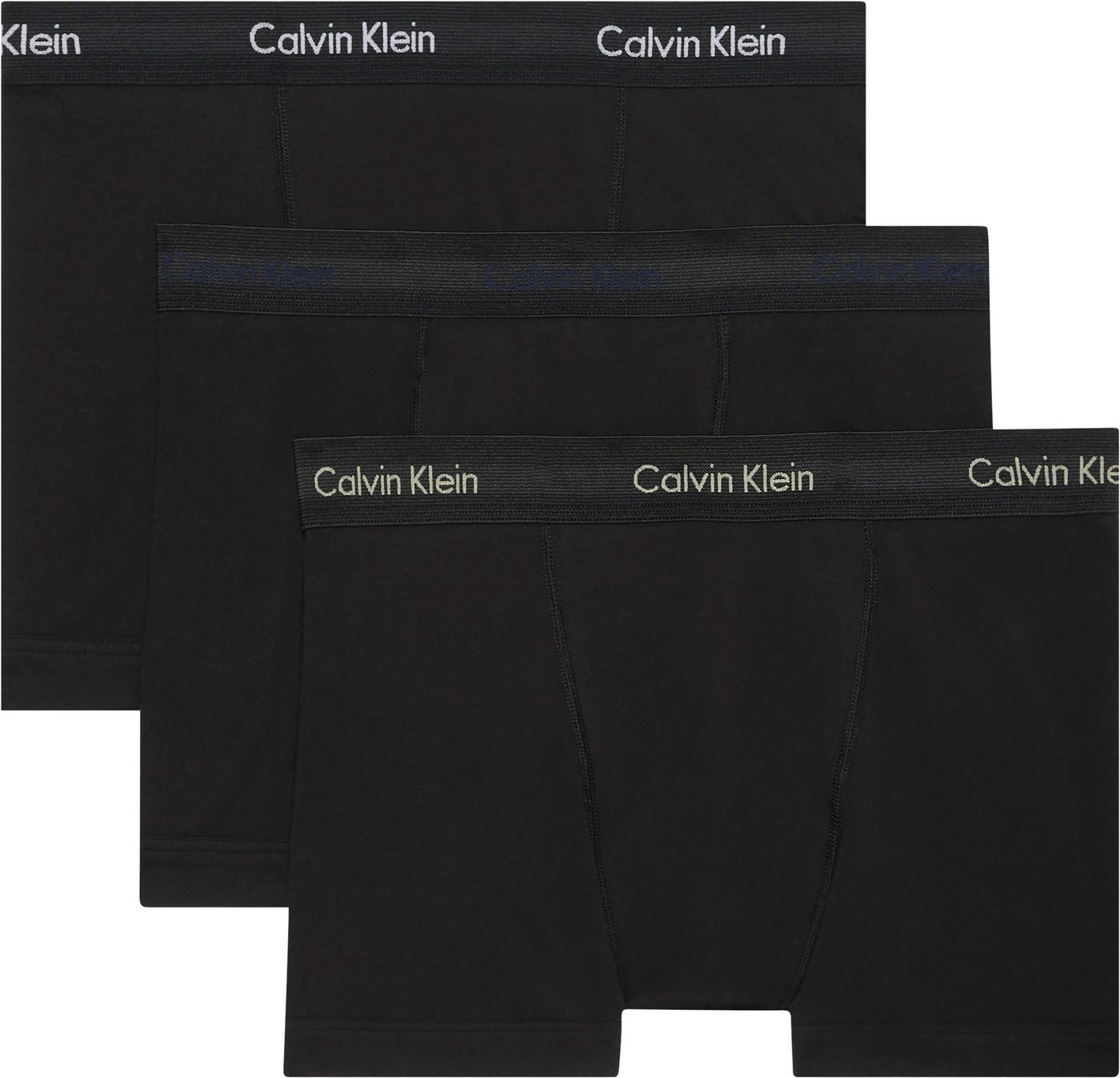 Calvin Klein Underwear Trunk TRUNK 3PK (Packung, 3-St., 3er-Pack) mit Logo-Elastikbund von Calvin Klein Underwear