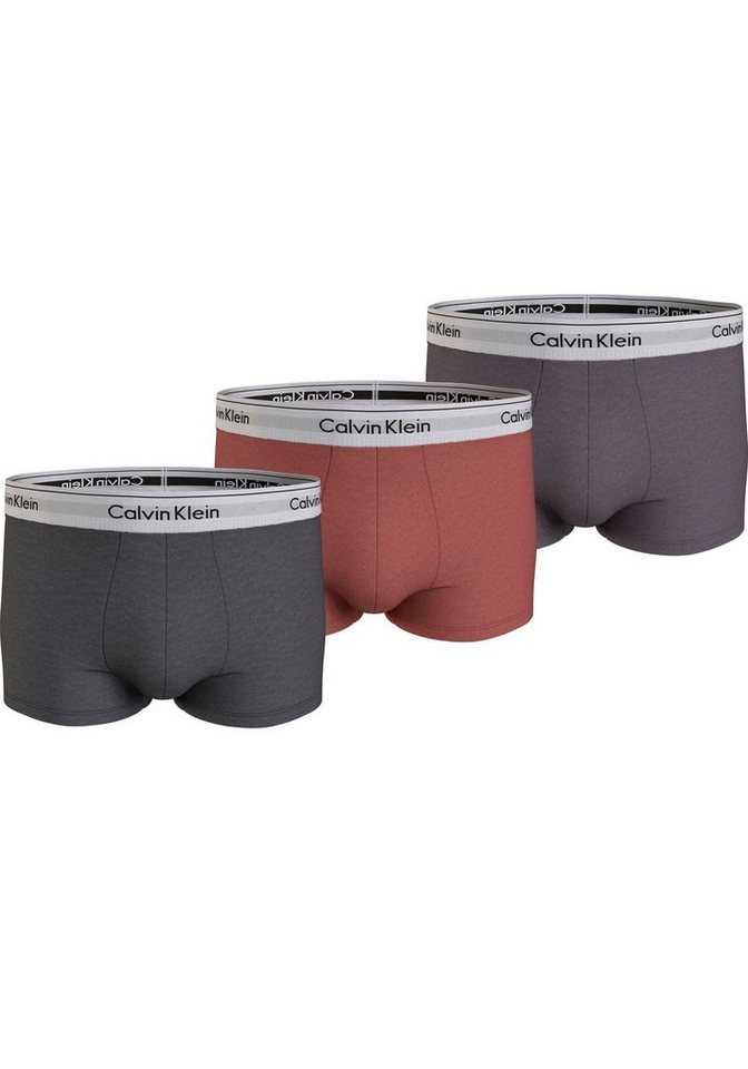 Calvin Klein Underwear Trunk TRUNK 3PK (Packung, 3er-Pack) mit Logo-Elastikbund von Calvin Klein Underwear