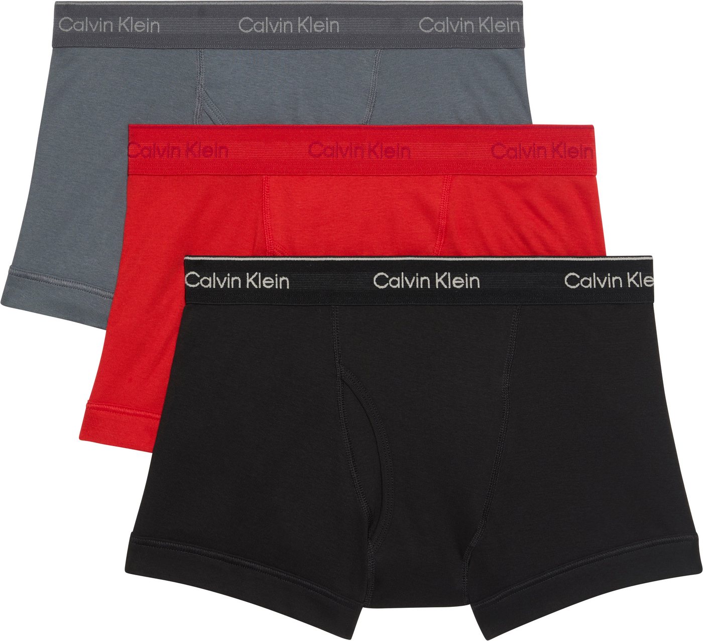 Calvin Klein Underwear Trunk TRUNK 3PK (Packung, 3er-Pack) mit Logo-Elastikbund von Calvin Klein Underwear