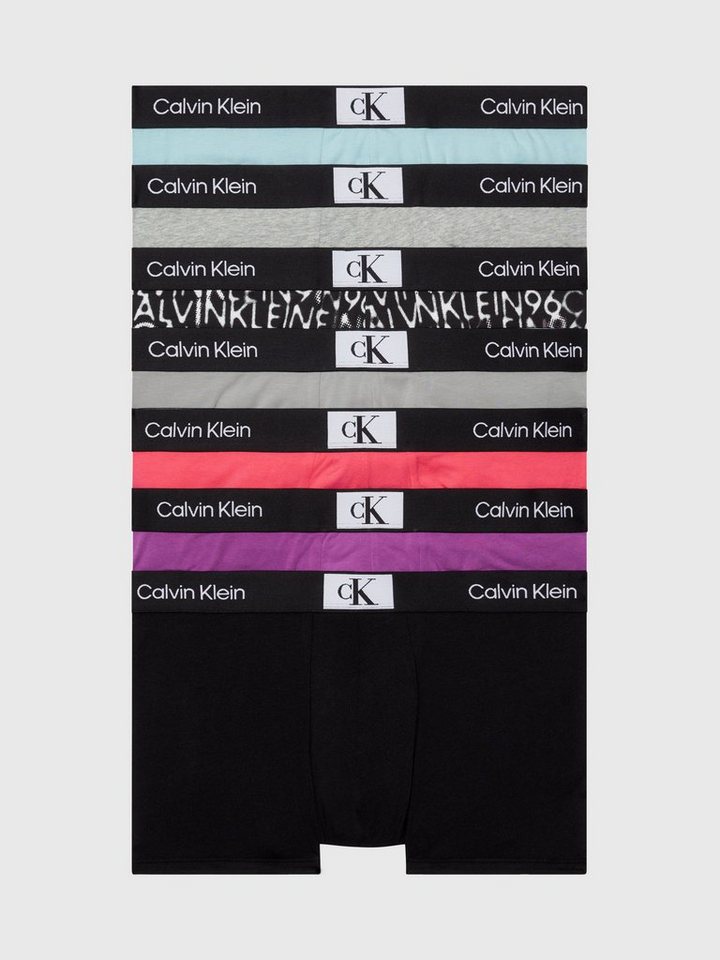 Calvin Klein Underwear Trunk TRUNK 7PK (Packung, 7-St., 7er-Pack) mit Logo-Elastikbund von Calvin Klein Underwear