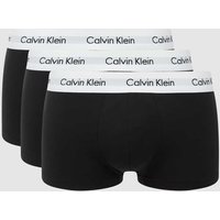 Calvin Klein Underwear Trunks im 3er-Pack - kurzes Bein in Black, Größe L von Calvin Klein Underwear