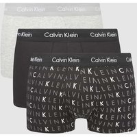 Calvin Klein Underwear Trunks im 3er-Pack - kurzes Bein in Mittelgrau Melange, Größe M von Calvin Klein Underwear