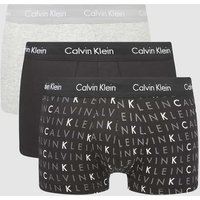 Calvin Klein Underwear Trunks im 3er-Pack - kurzes Bein in Mittelgrau Melange, Größe S von Calvin Klein Underwear