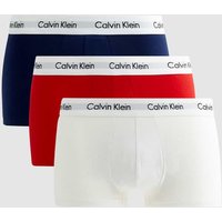 Calvin Klein Underwear Trunks im 3er-Pack - kurzes Bein in Rot, Größe M von Calvin Klein Underwear