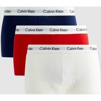 Calvin Klein Underwear Trunks im 3er-Pack - kurzes Bein in Rot, Größe XL von Calvin Klein Underwear