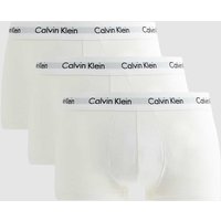 Calvin Klein Underwear Trunks im 3er-Pack - kurzes Bein in Weiss, Größe M von Calvin Klein Underwear