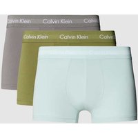 Calvin Klein Underwear Trunks im 3er-Pack mit elastischem Label-Bund in Oliv, Größe S von Calvin Klein Underwear