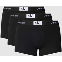 Calvin Klein Underwear Trunks mit Label-Detail im 3er-Pack in Black, Größe XL von Calvin Klein Underwear