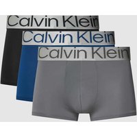 Calvin Klein Underwear Trunks mit Logo-Bund im 3er-Pack in Royal, Größe XS von Calvin Klein Underwear