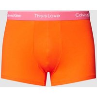 Calvin Klein Underwear Trunks mit eingewebtem Statement in Hellrot, Größe XL von Calvin Klein Underwear