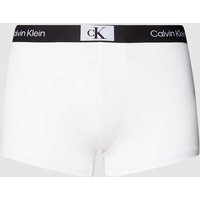 Calvin Klein Underwear Trunks mit eingewebten Label-Details in Weiss, Größe L von Calvin Klein Underwear