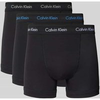 Calvin Klein Underwear Trunks mit elastischem Bund im 3er-Pack in Black, Größe L von Calvin Klein Underwear