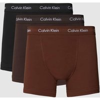 Calvin Klein Underwear Trunks mit elastischem Logo-Bund im 3er-Pack in Mittelbraun, Größe XL von Calvin Klein Underwear