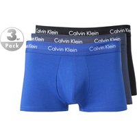 Calvin Klein Underwear Herren Trunks schwarz Baumwolle unifarben Classic Fit von Calvin Klein Underwear