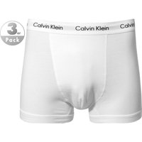 Calvin Klein Underwear Herren Trunks weiß Baumwolle unifarben von Calvin Klein Underwear