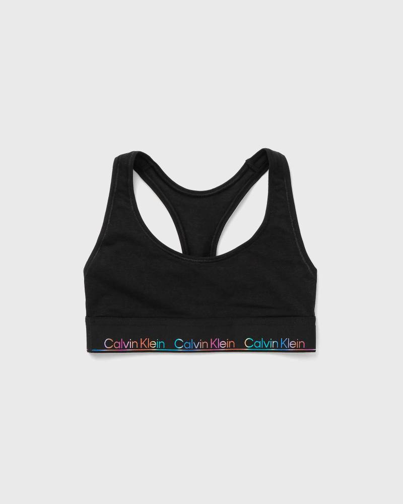 Calvin Klein Underwear WMNS ICON COTTON MODAL PRIDE UNLINED BRALETTE women (Sports-) Bras black in Größe:XS von Calvin Klein Underwear