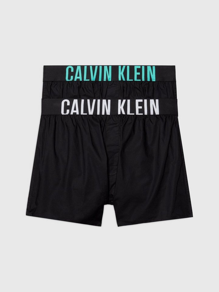 Calvin Klein Underwear Webboxer BOXER SLIM 2PK (Packung, 2-St., 2er) mit Logo-Bund von Calvin Klein Underwear