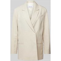 Calvin Klein Womenswear Blazer mit Brustleistentasche in Sand, Größe 34 von Calvin Klein Womenswear