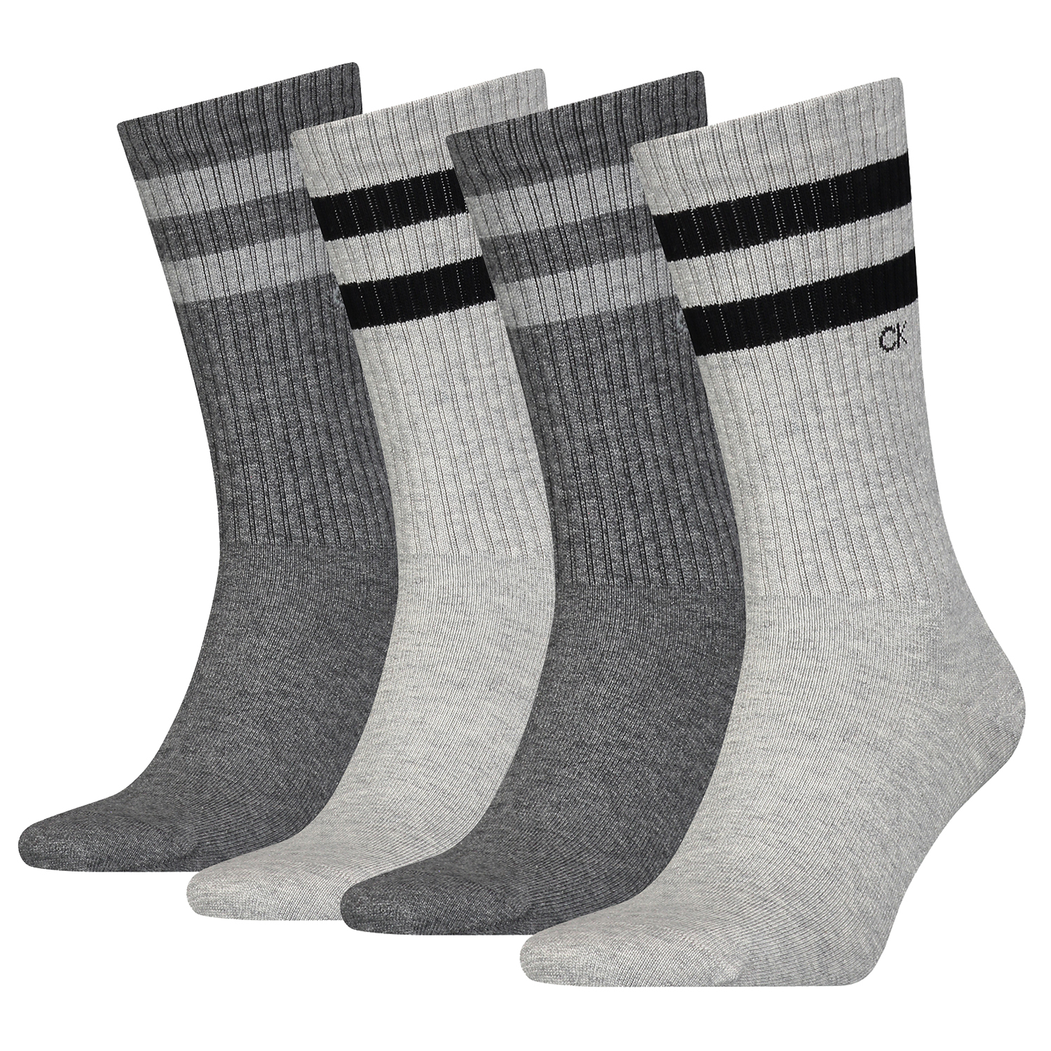 4 Paar Calvin Klein Stripes Herren Sportsocken Tennissocken von Calvin Klein