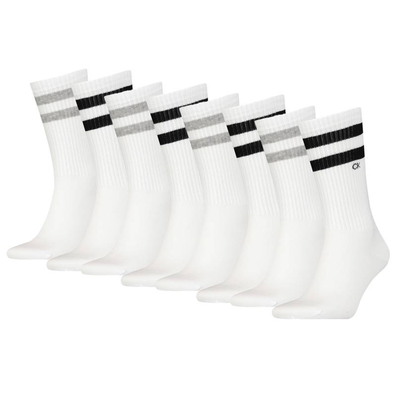 8 Paar Calvin Klein Stripes Herren Sportsocken Tennissocken von Calvin Klein
