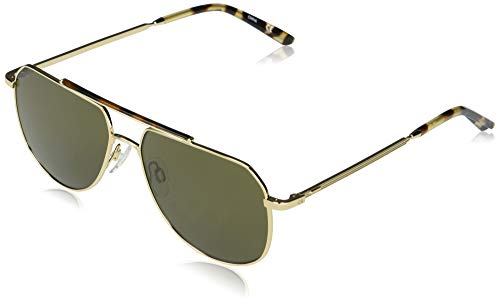 CALVIN KLEIN EYEWEAR Herren CK20132S-717 Sonnenbrille,Shiny Gold/Solid Cargo, 57-15-145 von Calvin Klein