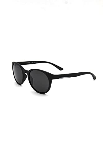 CALVIN KLEIN EYEWEAR Unisex CK20543S-001 Sonnenbrille,Matte Black/Solid Smoke, 52-20-145 von Calvin Klein