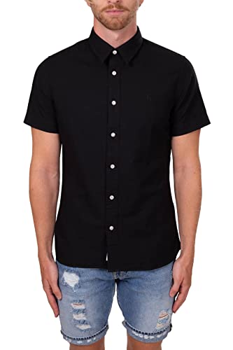 CALVIN KLEIN JEANS - Men's linen shirt with short sleeves - Size XL von Calvin Klein