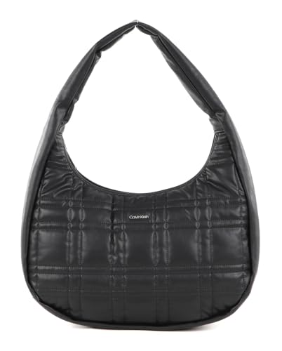 CALVIN KLEIN Shopper Metall-Logo Reißverschluss schwarz von Calvin Klein