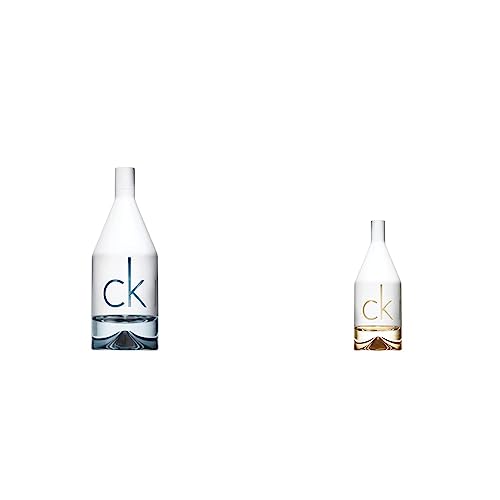 CALVIN KLEIN ck IN2U Eau de Toilette for her, floral-fruchtiger Damenduft 100 ml (1er Pack) & ck IN2U Eau de Toilette for him, holzig-orientalischer Herrenduft, 100ml von Calvin Klein