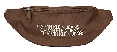 CK CALVIN KLEIN Jeans Gürteltasche für Herren Artikel K40K400956 WAISTBAG - cm.31 x 14 x 8 (ungefähr), GT7 Truffle Brown, Einheitsgröße von Calvin Klein