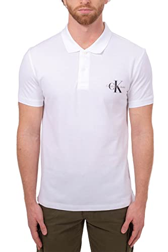 Calvin KLEIN Jeans - Men's Regular Logo Polo Shirt - Size M von Calvin Klein