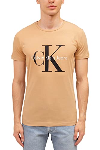 Calvin KLEIN Jeans - Men's Regular T-Shirt with Logo - Size S von Calvin Klein