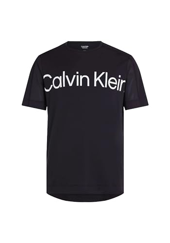 Calvin Klein Herren WO-S/S t-Shirt, schwarzes, L von Calvin Klein