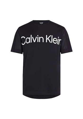 Calvin Klein Herren Wo-S/S t-Shirt, schwarzes, L von Calvin Klein