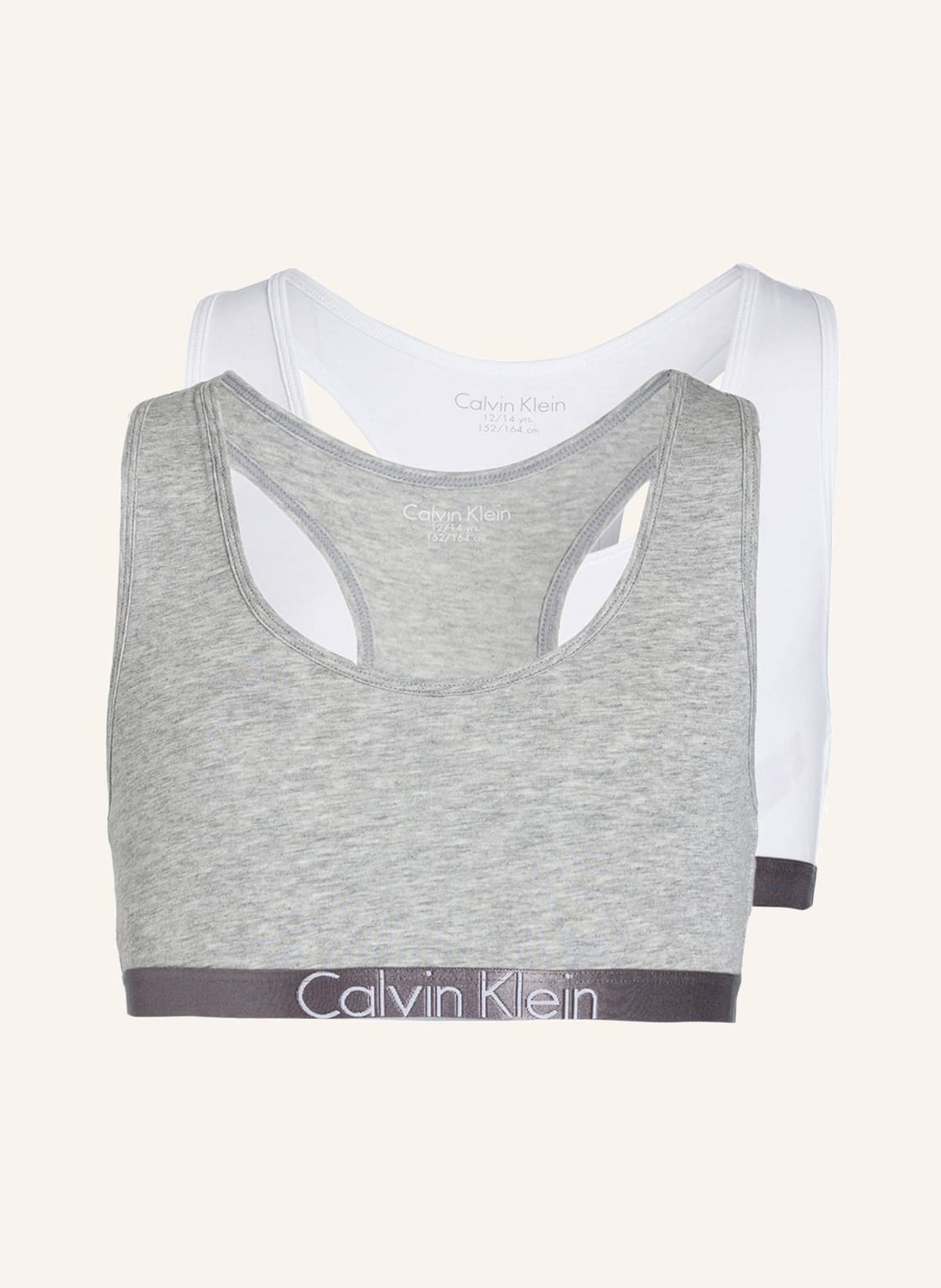 Calvin Klein 2er-Pack Bustiers Customized Stretch grau von Calvin Klein