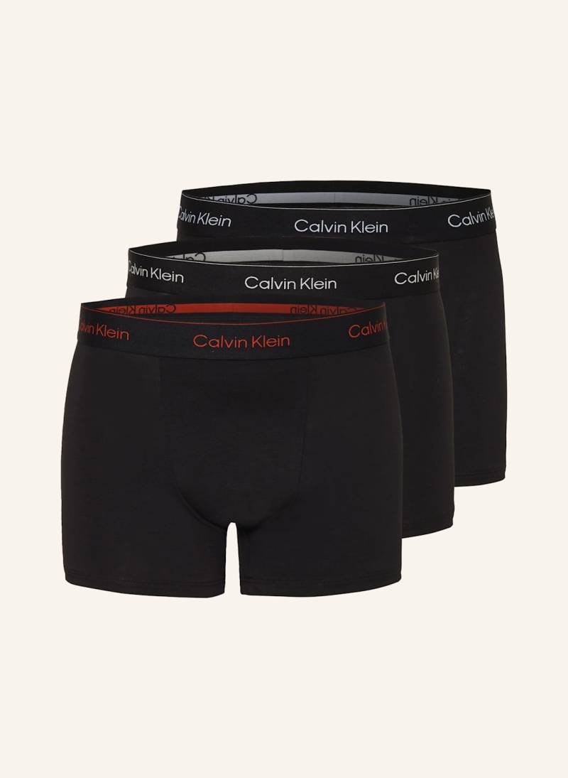 Calvin Klein 3er-Pack Boxershorts Icon Cotton Relaxed Fit schwarz von Calvin Klein