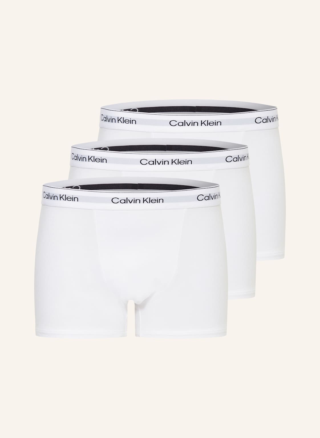 Calvin Klein 3er-Pack Boxershorts Icon Cotton Relaxed Fit weiss Calvin Klein 3er-Pack Boxershorts Icon Cotton Relaxed Fit weiss von Calvin Klein