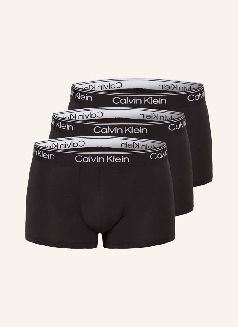 Calvin Klein 3er-Pack Boxershorts Microfiber Stretch schwarz von Calvin Klein