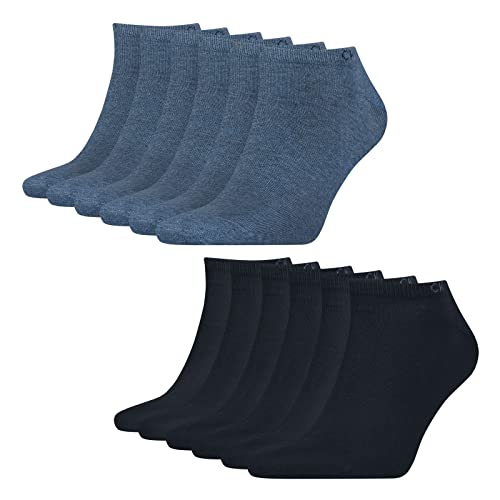 Calvin Klein 6 Paar Low Cut Sneaker Socken Herren Kurzsocke , Farbe:Denim Melange, Socken & Strümpfe:39-42 von Calvin Klein