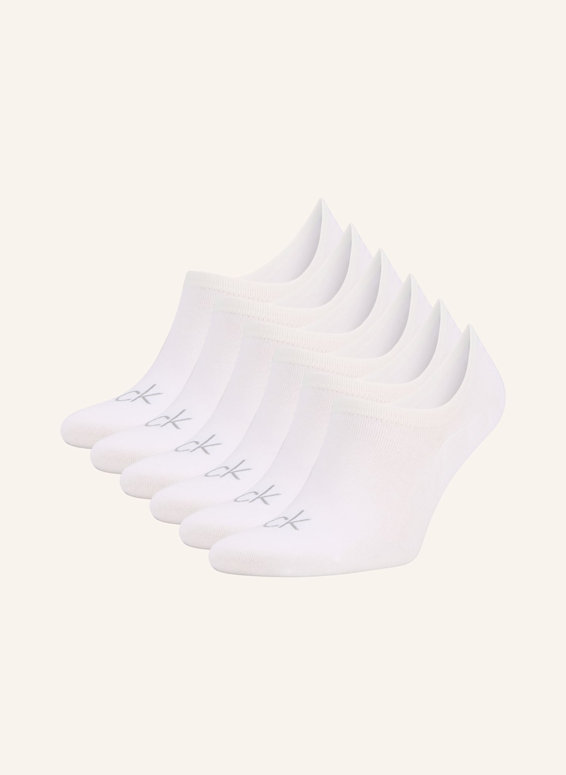 Calvin Klein 6er-Pack Sneakersocken weiss von Calvin Klein