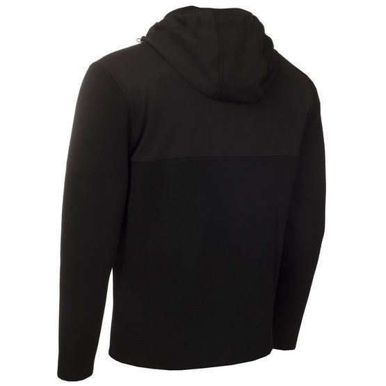 Calvin Klein ADDINGTON HOODED HALF ZIP Stretch Midlayer schwarz von Calvin Klein
