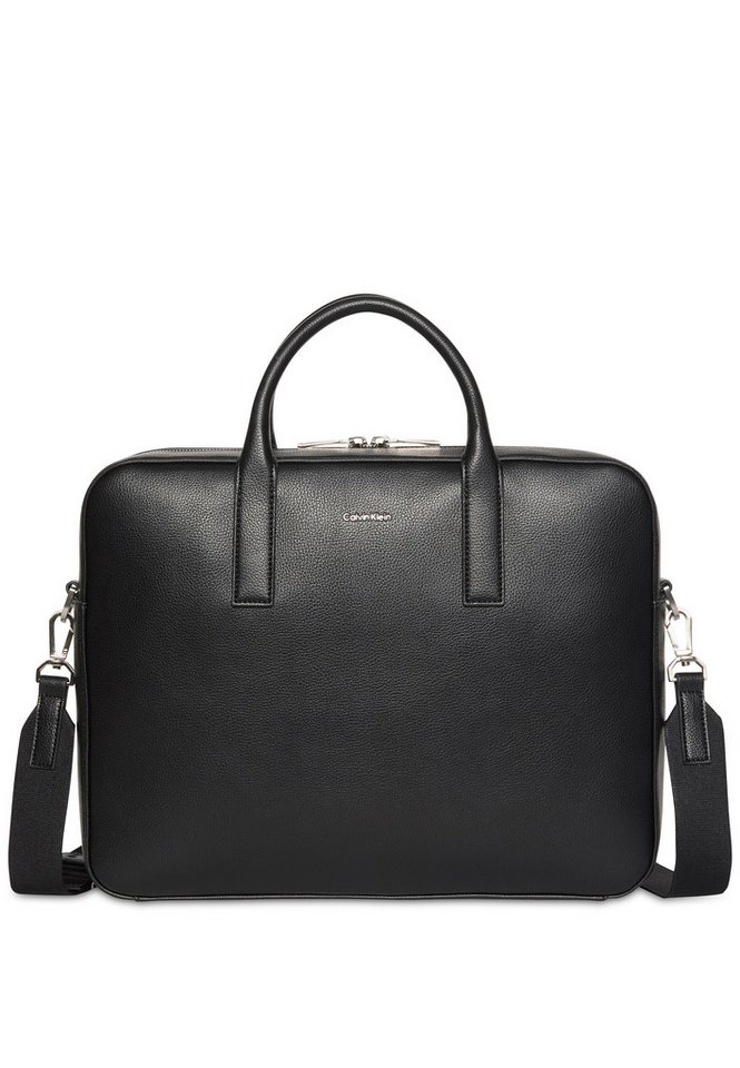 Calvin Klein Aktentasche RAISED COMMUTER, Unisex Businesstasche, Laptoptasche, Umhängetasche mit Logoschriftzug von Calvin Klein